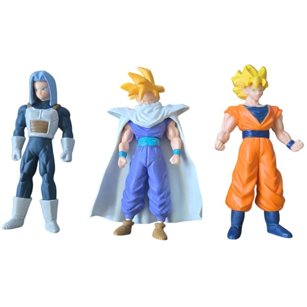 Dragon Ball Z lot of 3 figures, 4 inch Bandai‎ figures, Read